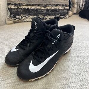 Nike Alpha Fast‎ Flex Men's Football Cleats Black 878122-011 Size 10.5